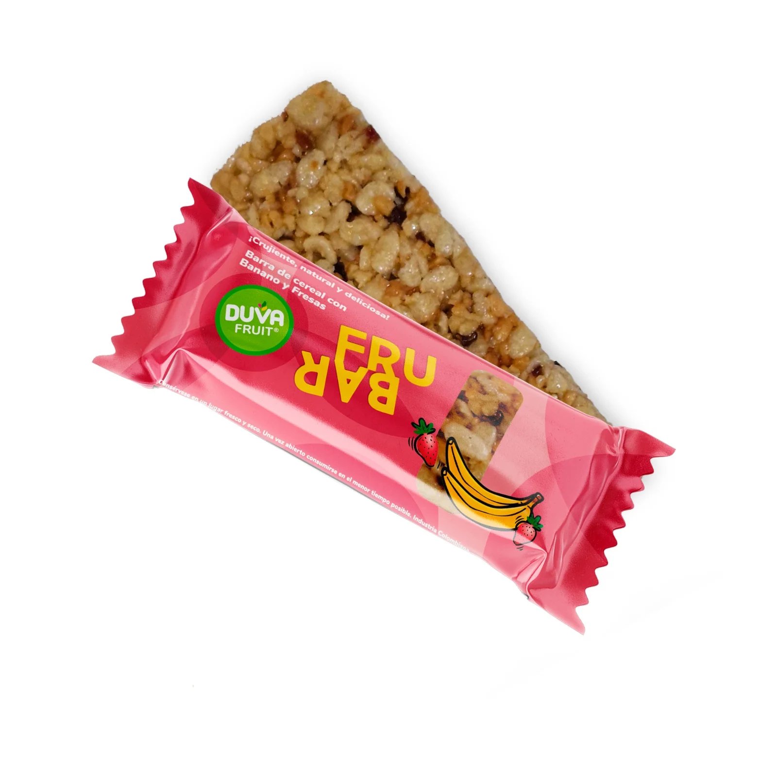 Barras de Cereal sabor Fresa Banano
