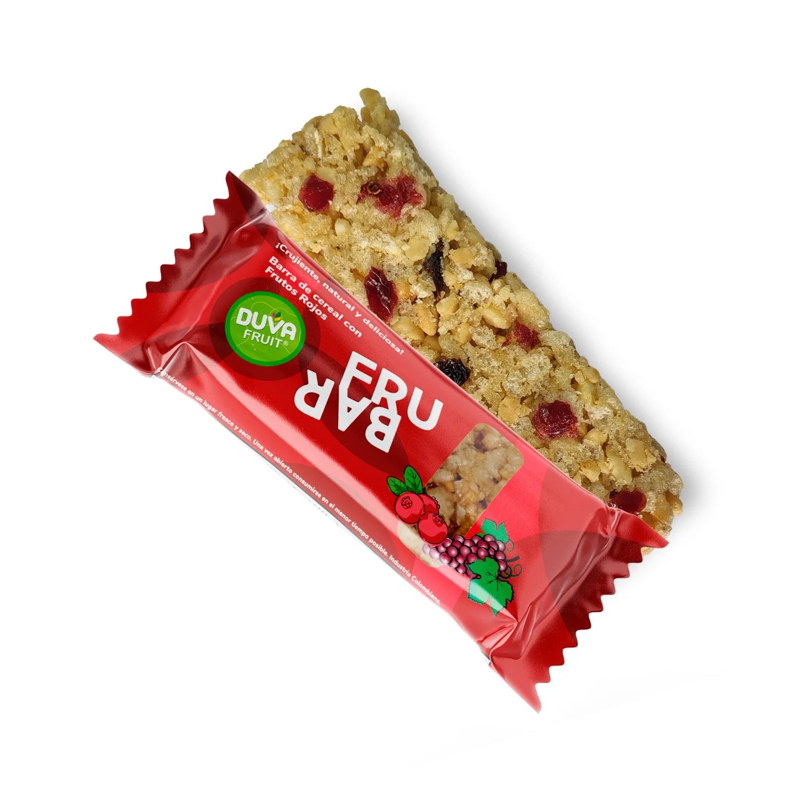 Barras de Cereal sabor Frutos Rojos