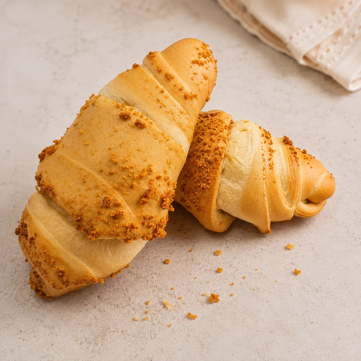 Pan de Croissant con Queso