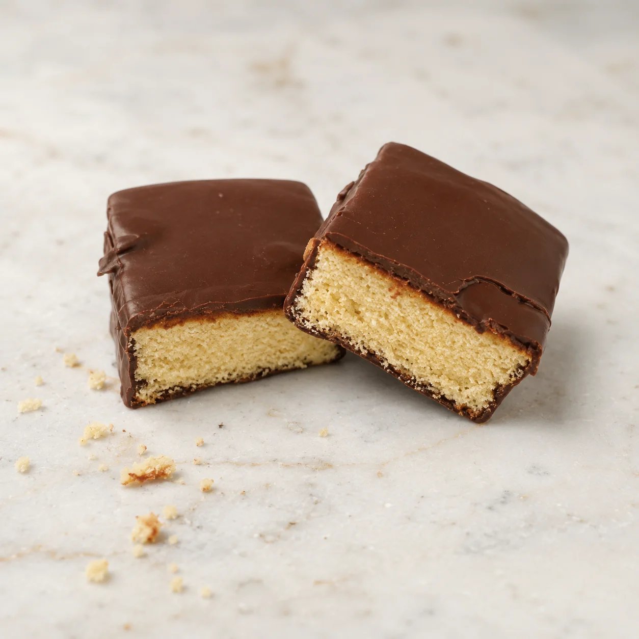 Ponqué con cobertura de Chocolate